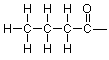 CH3-CH2-CH2-C double bond O