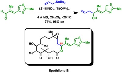 Keck Asymmetric Allylation - Chemistry LibreTexts