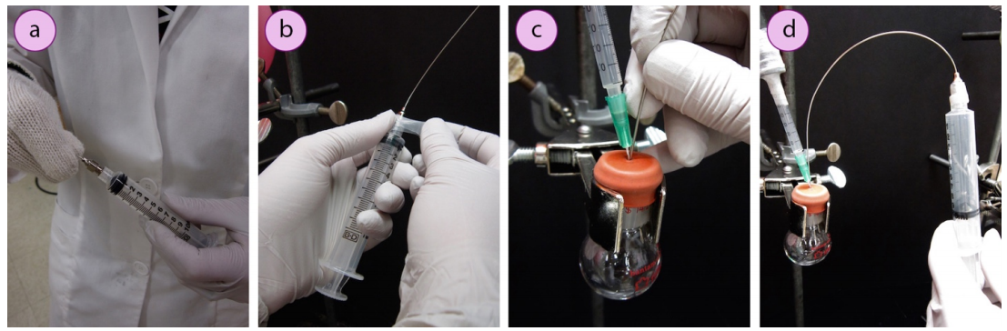 Process of preparing syringe