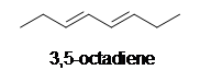 Chemical structure of 3,5-octadiene