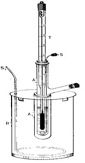 Beckmann differential thermometer and freezing point depression apparatus