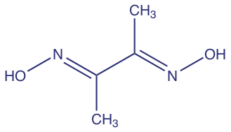 La estructura de dmg es HON doble enlace C, grupo metilo ramificado, C, grupo metilo ramificado, doble enlace, NOH.