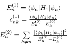 Approximate Quantum  Mechanical Methods