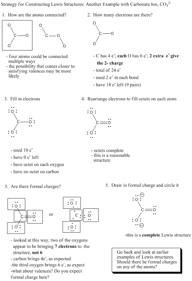 4.5: Lewis & Formal Charge (WorkSheet) - Chemistry LibreTexts
