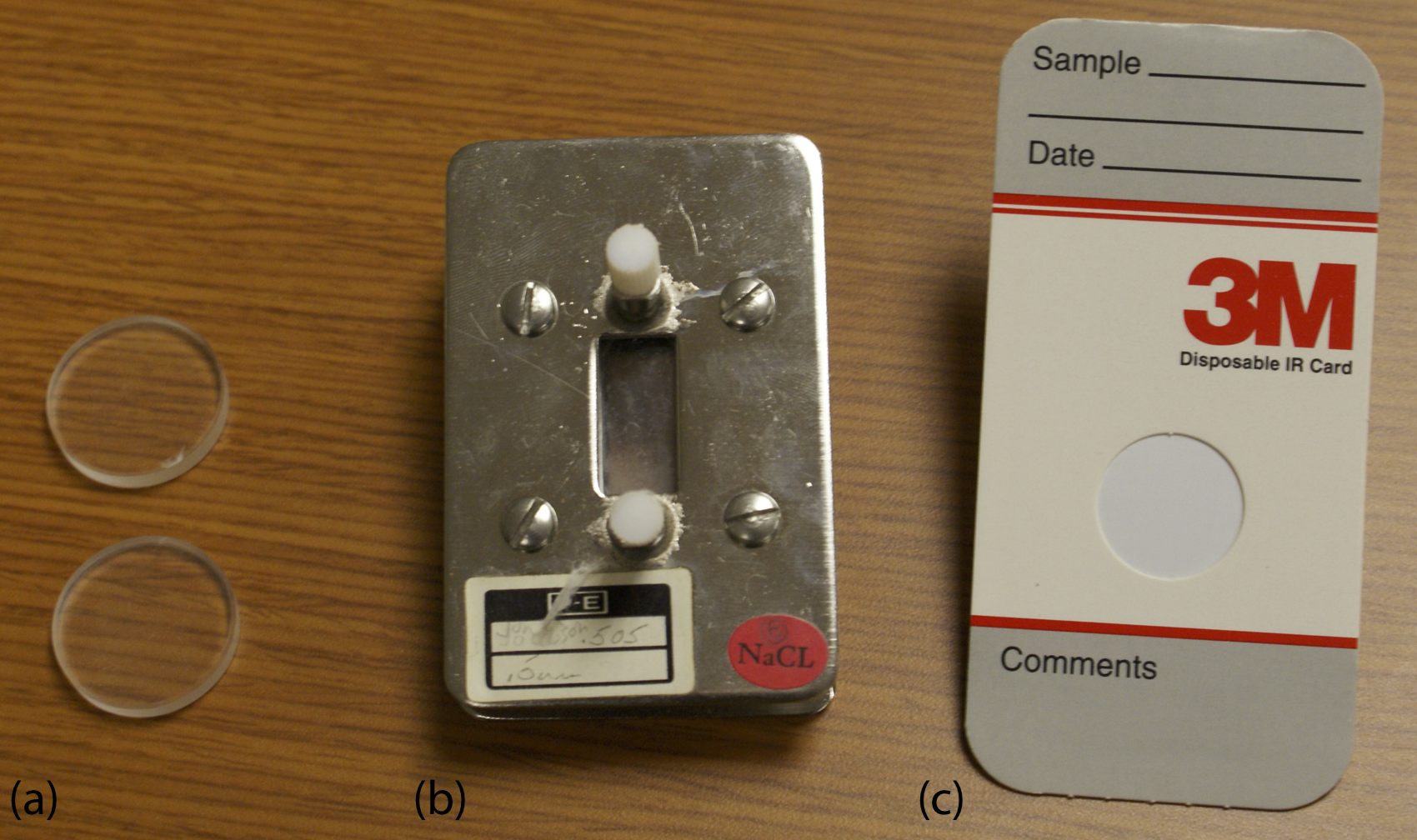 Examples of IR sample cells.