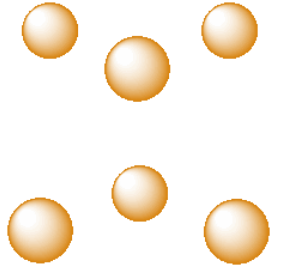 An arrangement of six atoms in an octahedral fashion.