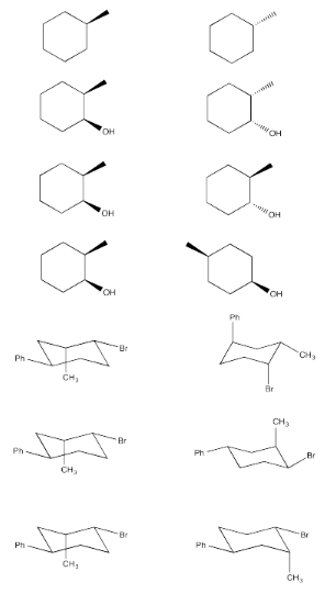 Exercise 6.10.2, showing several molecules.