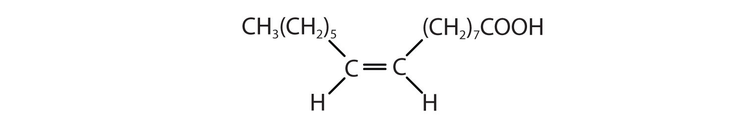 Fatty acid with one double bond. 