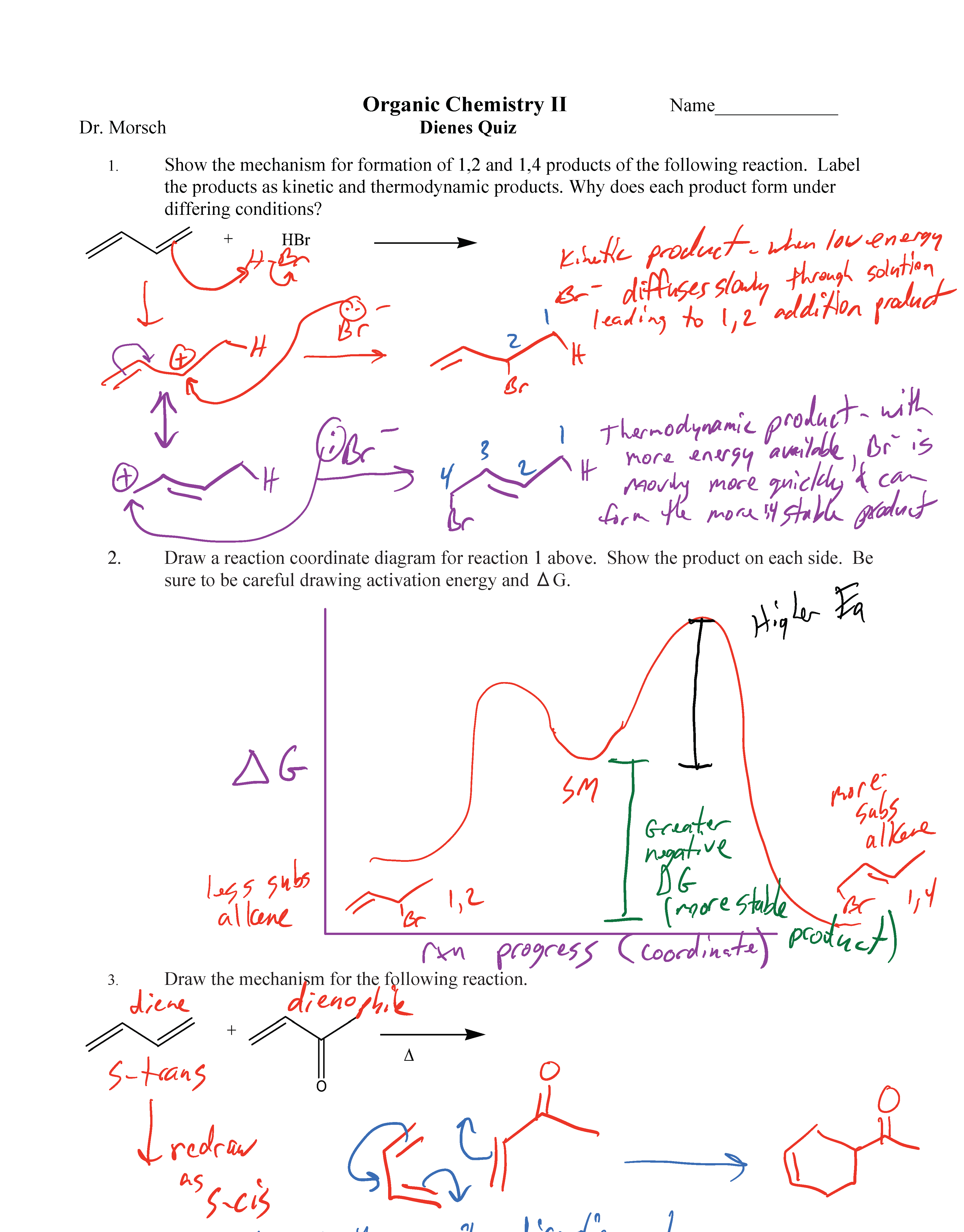 Org Chem 2 Dienes quiz answers_Page_1.png