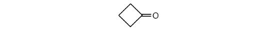 A carbonyl carbon forms a four carbon cyclic structure.