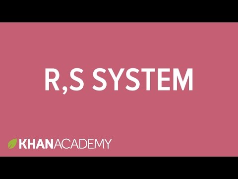 Thumbnail for the embedded element "R,S system | Stereochemistry | Organic chemistry | Khan Academy"