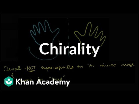 Thumbnail for the embedded element "Introduction to chirality | Stereochemistry | Organic chemistry | Khan Academy"