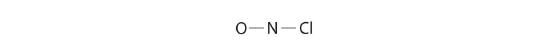 NOCl is shown with only bond lines.