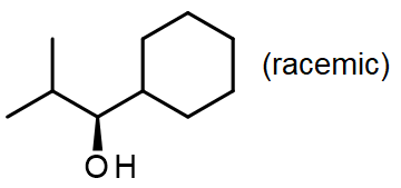 Racemic 1-cyclohexyl-2-methyl-propan-1-ol