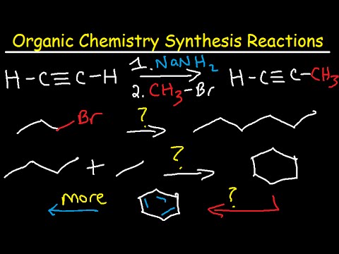Thumbnail for the embedded element "Organic Chemistry Synthesis Reactions - Examples and Practice Problems - Retrosynthesis"