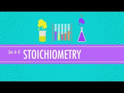 Thumbnail for the embedded element "Stoichiometry - Chemistry for Massive Creatures: Crash Course Chemistry #6"