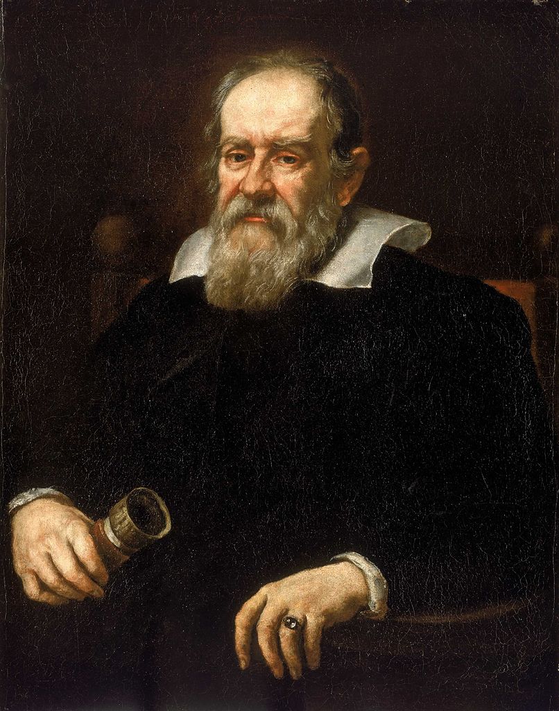 Image of a portrait of Galileo Galilei.