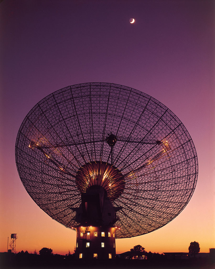 Graphic of CSIRO's Parkes radio telescope.