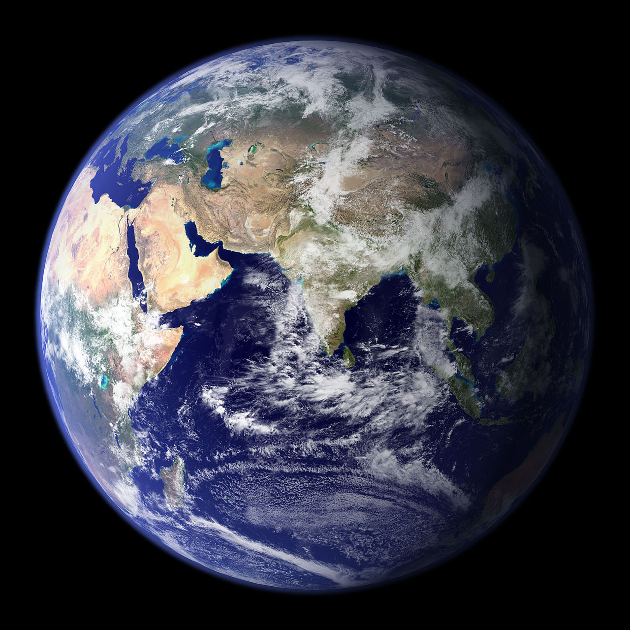 Image of a Rocky Planet Earth.