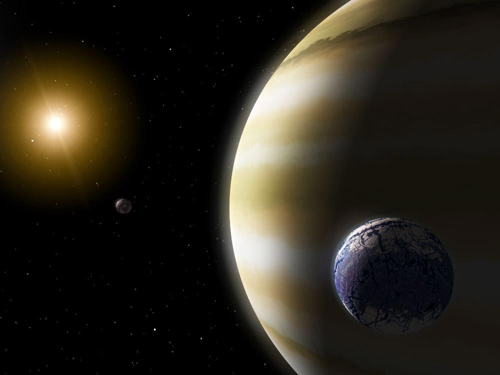 Illustration of an Extra-Solar Planet.