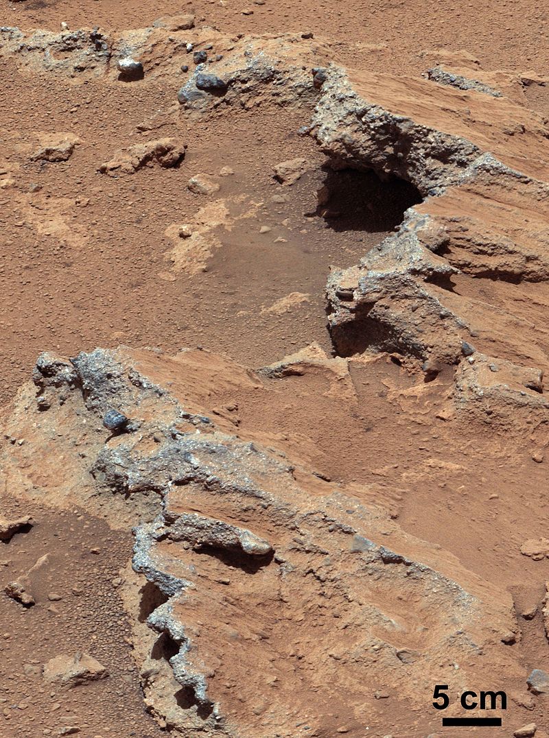 Image of The surface of Mars.