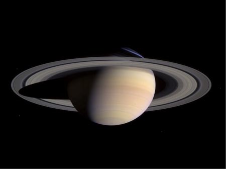 Image Planet Saturn with Rings.