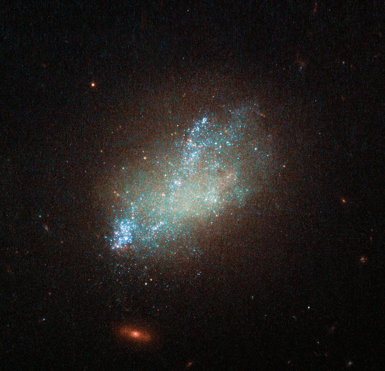 A photograph of Irregular galaxy IC 559.