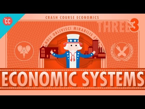 Thumbnail for the embedded element "Economic Systems and Macroeconomics: Crash Course Economics #3"