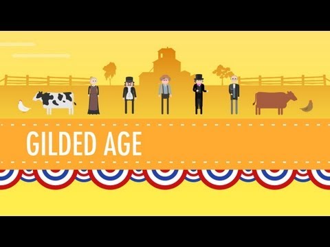Thumbnail for the embedded element "Gilded Age Politics:Crash Course US History #26"