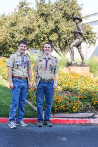 Boy Scouts at the National Headquarters in Irving Texas