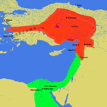 The Hittite Empire covered a large portion of modern-day Turkey, in addition to portions of modern-day Syria and Lebanon. The Egyptian Empire covered a large portion of modern-day Egypt, in addition to portions of modern-day Sudan, Palestine, Israel, Lebanon, Syria, and Jordan.