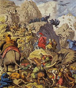 Hannibal's Famous Crossing of the Alps