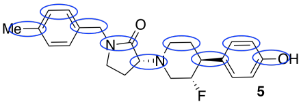 Ejercicio 6.14.1, contesta a: #5 con los enlaces horizontales en un círculo.
