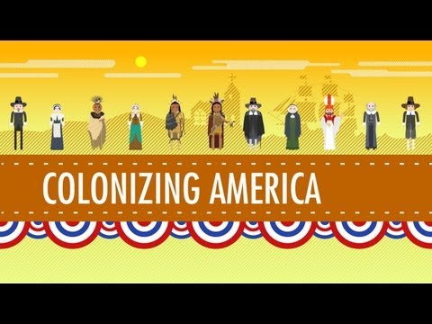 Thumbnail for the embedded element "When is Thanksgiving? Colonizing America: Crash Course US History #2"