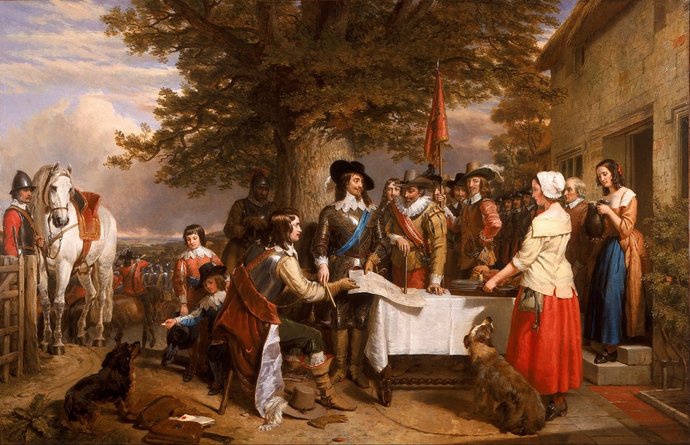 King Charles I and commanders