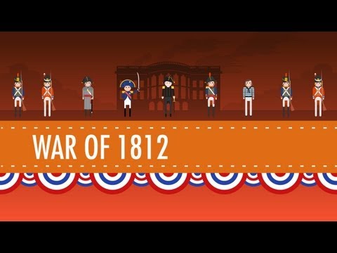 Thumbnail for the embedded element "The War of 1812 - Crash Course US History #11"