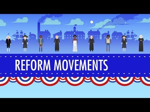Thumbnail for the embedded element "19th Century Reforms: Crash Course US History #15"