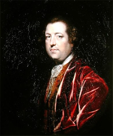 A painting of Charles Townshend.
