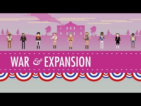 Thumbnail for the embedded element "War & Expansion: Crash Course US History #17"