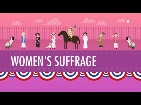 Thumbnail for the embedded element "Women's Suffrage: Crash Course US History #31"