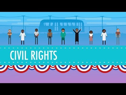 Thumbnail for the embedded element "Civil Rights and the 1950s: Crash Course US History #39"
