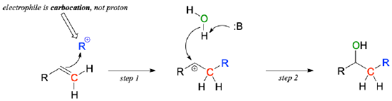 enzyme-catalyzed electrophilic addition