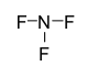 Image showing N in the center with three single lines connecting the N to F. One F is on the left, one on the right, and one below.
