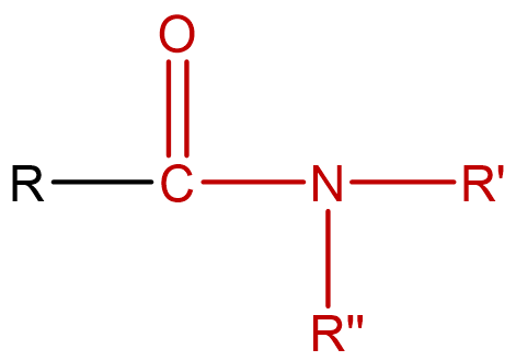 general structure of an amide