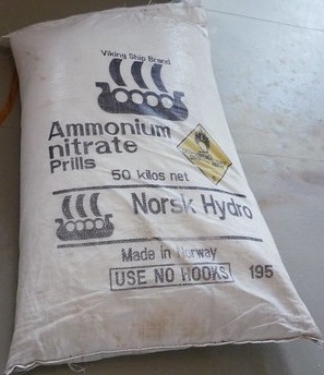 50 kilo bag of ammonium nitrate