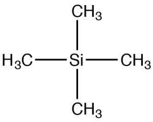 Una estructura de Lewis de C-13 RMN ciclohexanona.