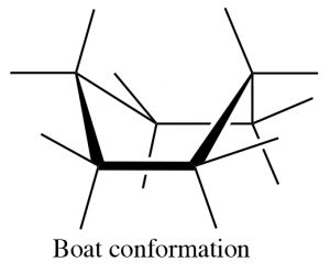 An image of boat conformation.