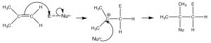 Una imagen de una reacción de regioselectiva.