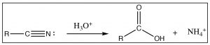 An image of a reaction of carboxylic acids.