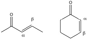 Una imagen de compuestos carbonílicos conjugados.